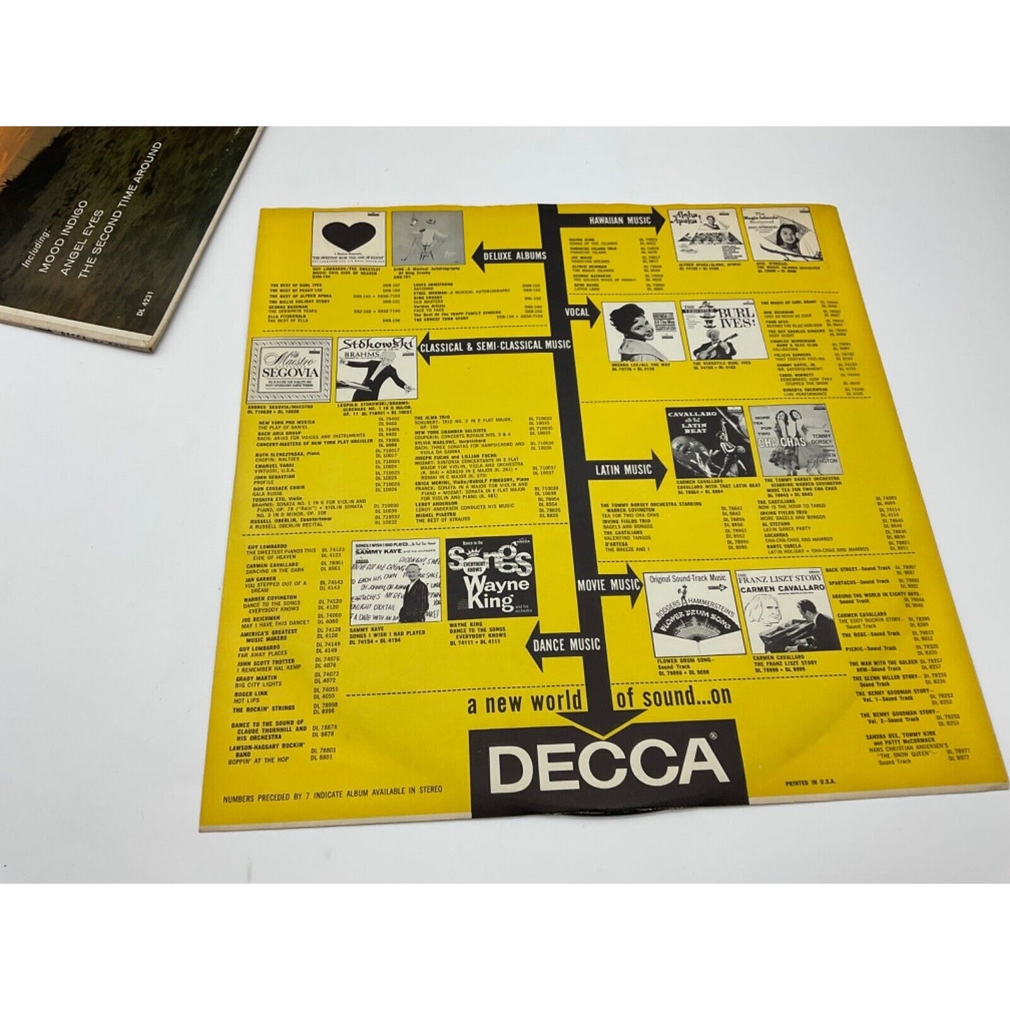 1962 Earl Grant LP "Beyond The Reef", Decca, Easy Listening/Jazz, Good/VG