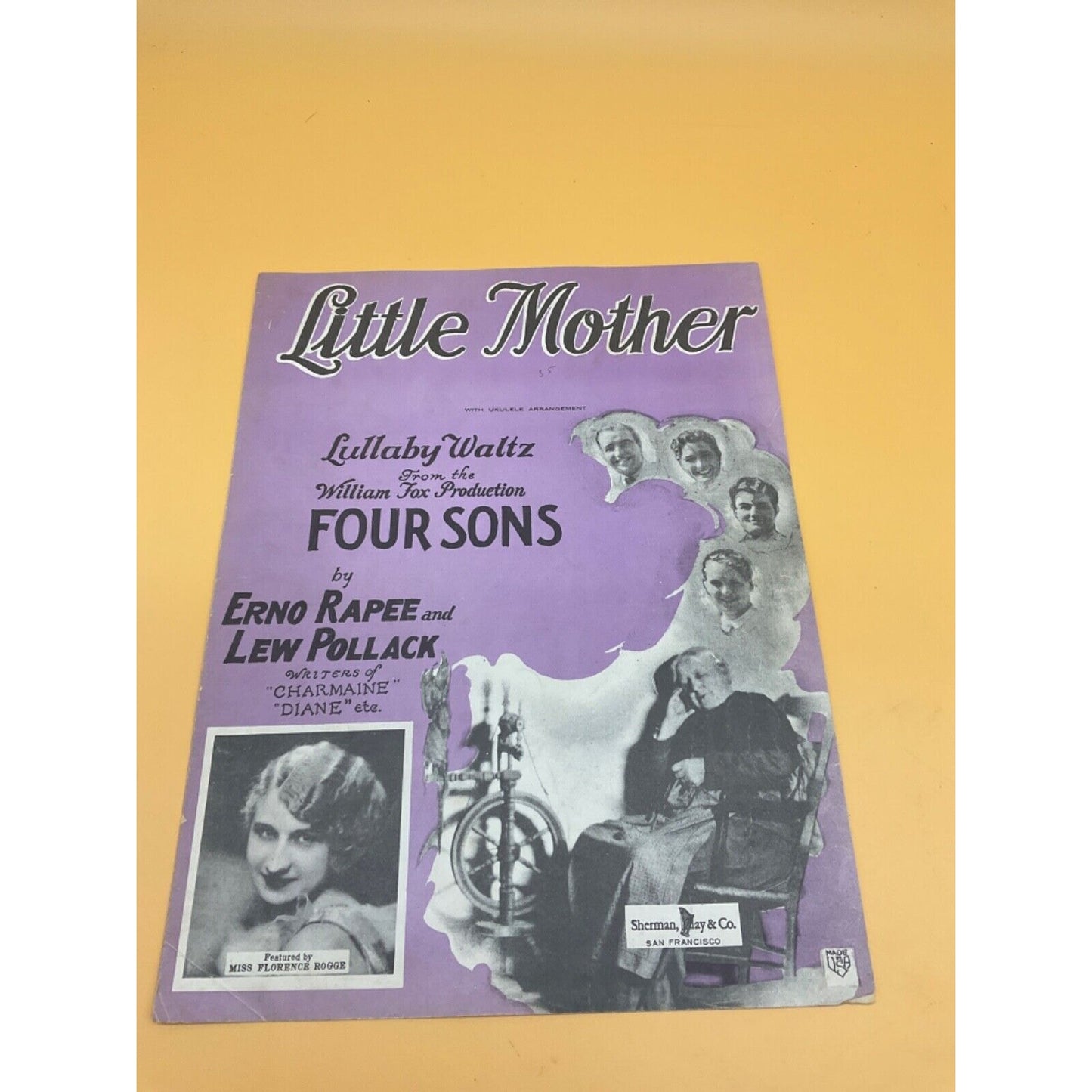 4 Vintage Sheet Music Blues, Jazz & Latin Themes, "Muddy Water," "Red Hot Mamma"