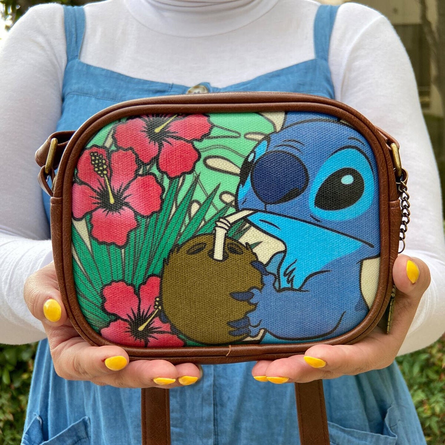 Exclusive Lilo & Stitch Coconut Crossbody Bag Purse - Disney Collectible NWT