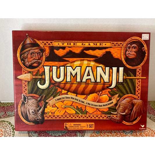 Jumanji 2017 Board Game by Cardinal Missing Instructions Family Night Fantasy