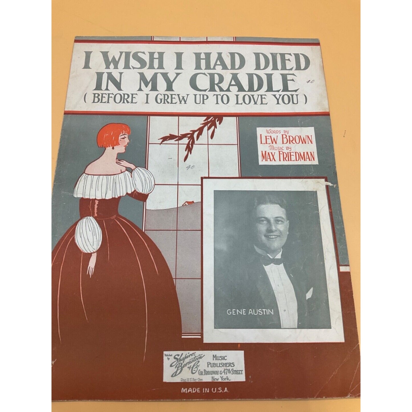 Antique Sheet Music Collection – "Precious," "I Wish I Had Died in My Cradle"