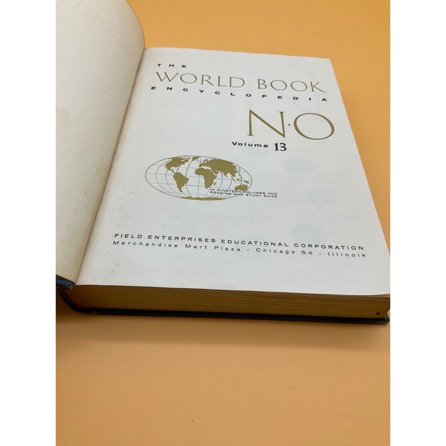 1961 World Book Encyclopedia Volume 13 "N-O", Vintage Collectible