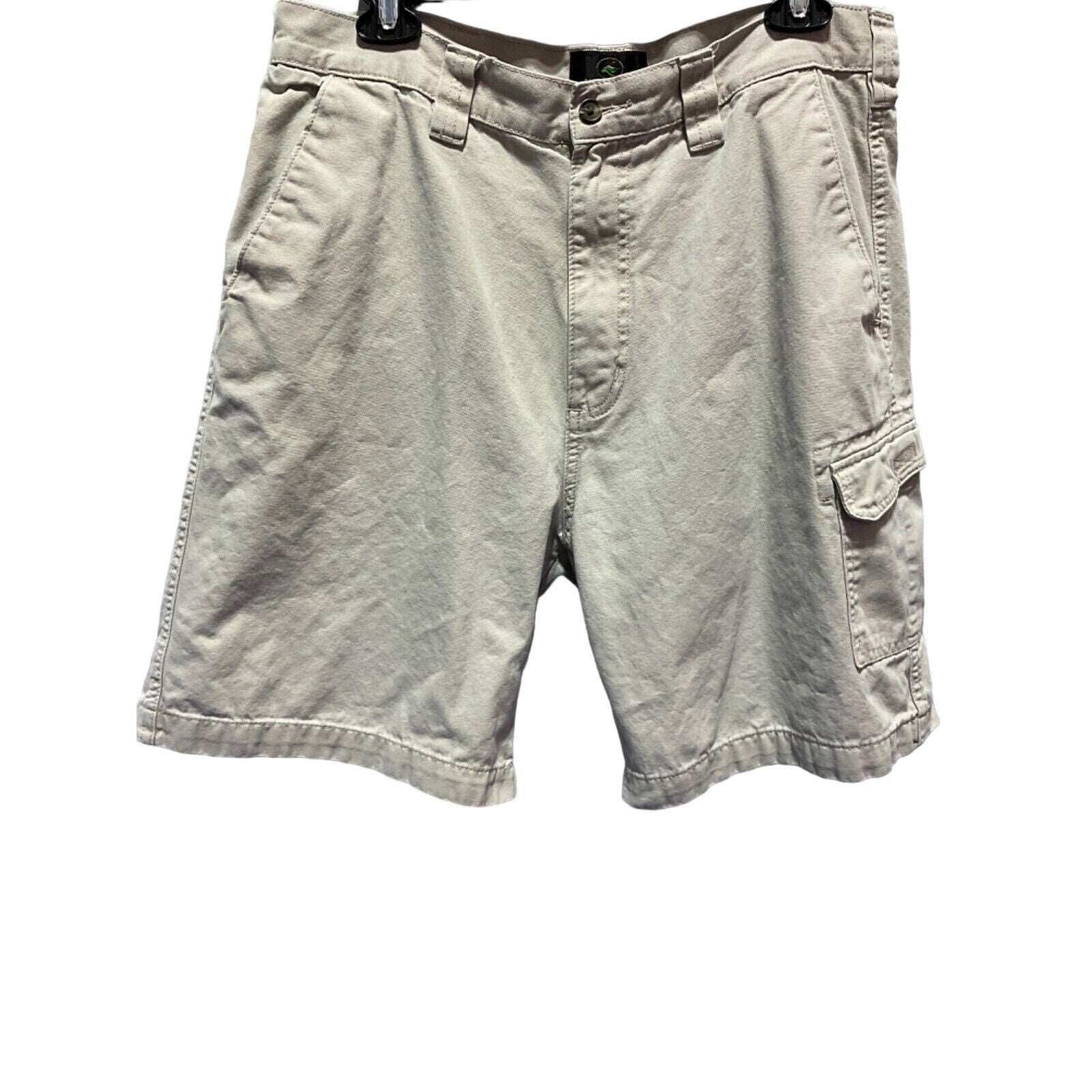 Redhead Beige Cargo Shorts Casual Outdoor Size 34, 100% Cotton