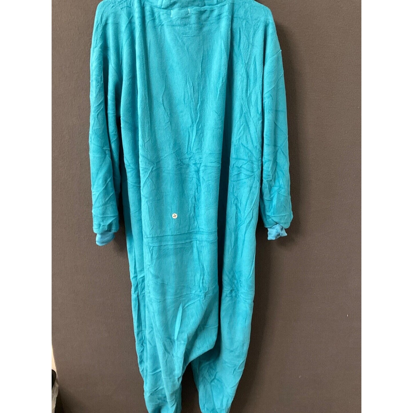 Cookie Monster Fleece Pajama Jumper One Piece Adult M Rulta Costume Sleepwear