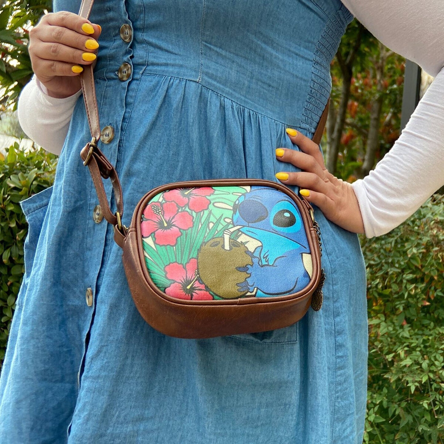 Exclusive Lilo & Stitch Coconut Crossbody Bag Purse - Disney Collectible NWT