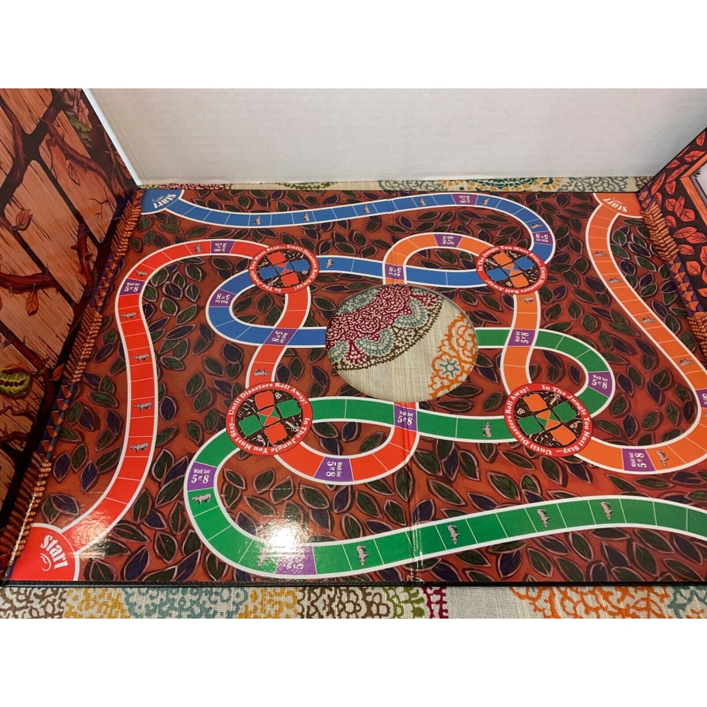 Jumanji 2017 Board Game by Cardinal Missing Instructions Family Night Fantasy