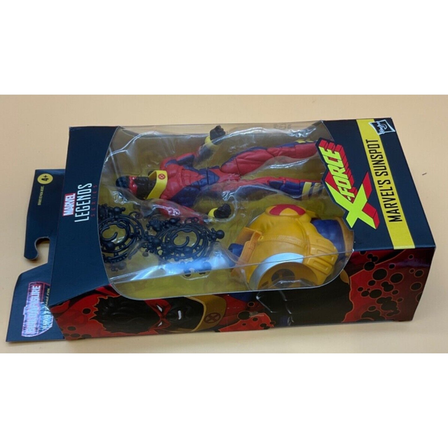 Marvel Legends X-Force Sunspot 6" Action Figure New Sealed - Strong Guy BAF