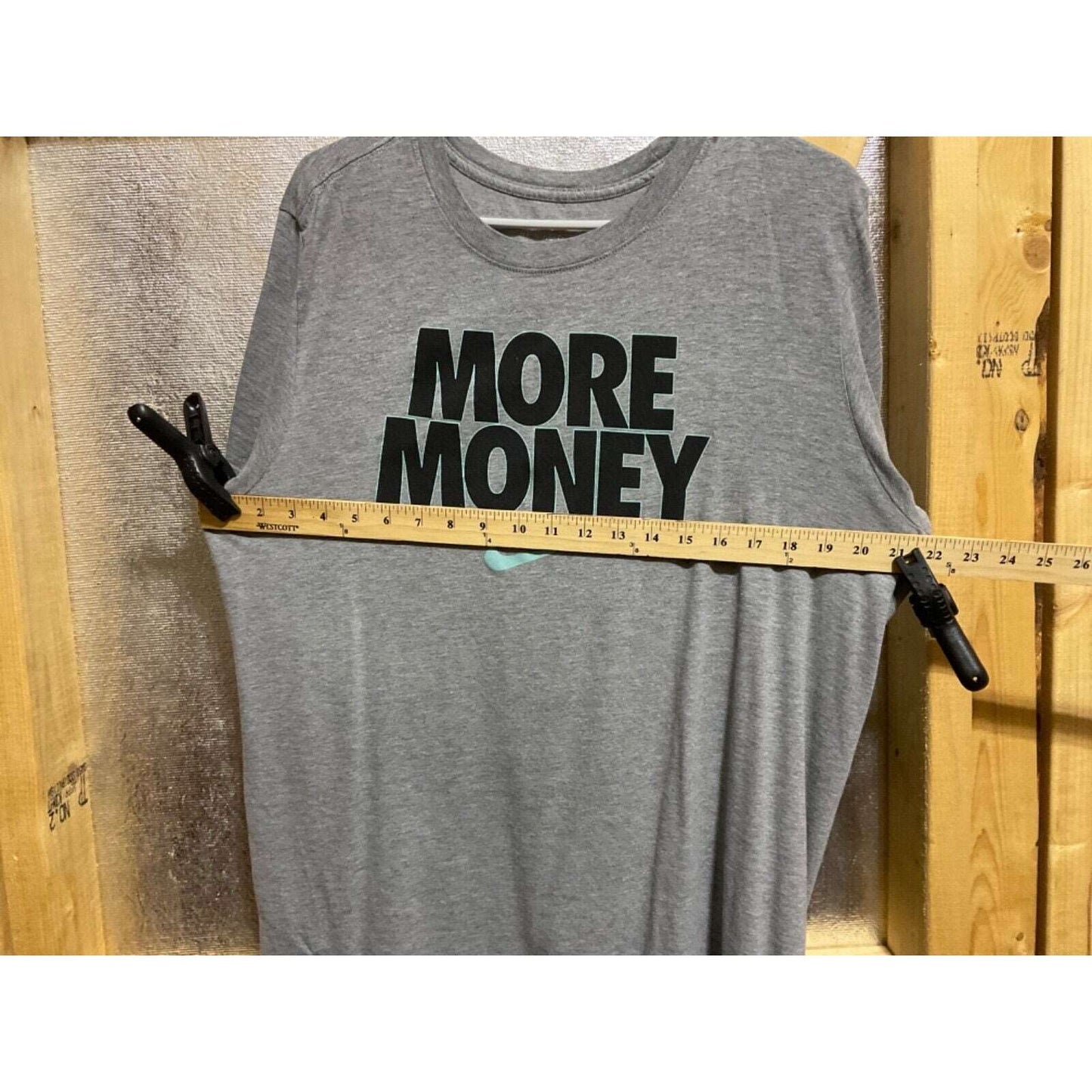 Lot of 2 Men's Tees: LEE Pima Cotton & NIKE Graphic "More Money" Size Large