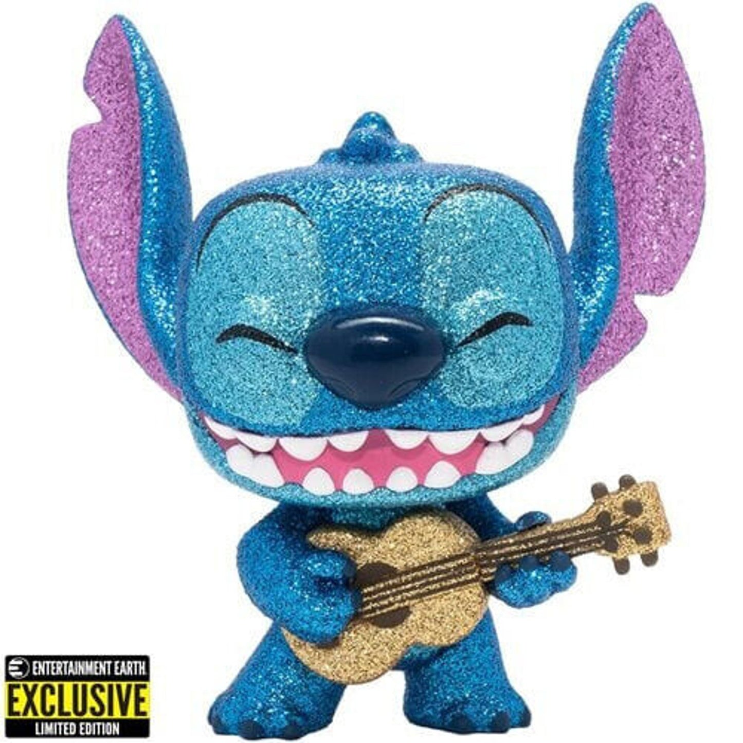 Lilo & Stitch Glitter Stitch Ukulele Funko Pop Vinyl Figure #1044 Disney New