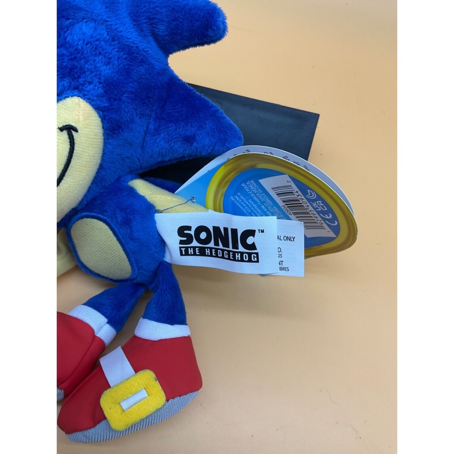 Sonic the Hedgehog 9-Inch Plush Jakks Pacific Sega 2022 NEW with Tag Collectible