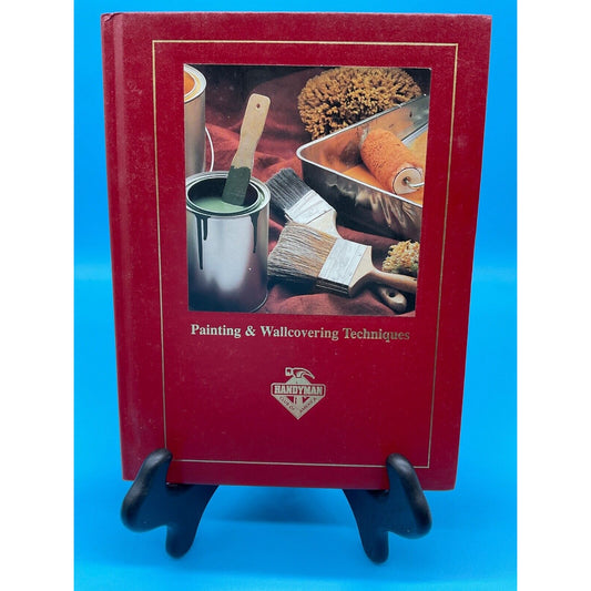 Painting & Wallpapering Techniques Hardcover Handyman Club America Red Book 1996