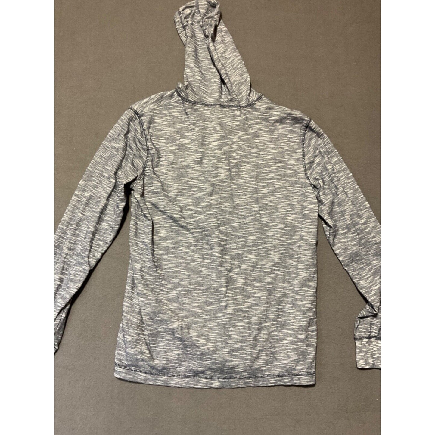 H&M L.O.G.G. Men's XL 100% Cotton Hooded Pullover Lightweight Hoodie Button