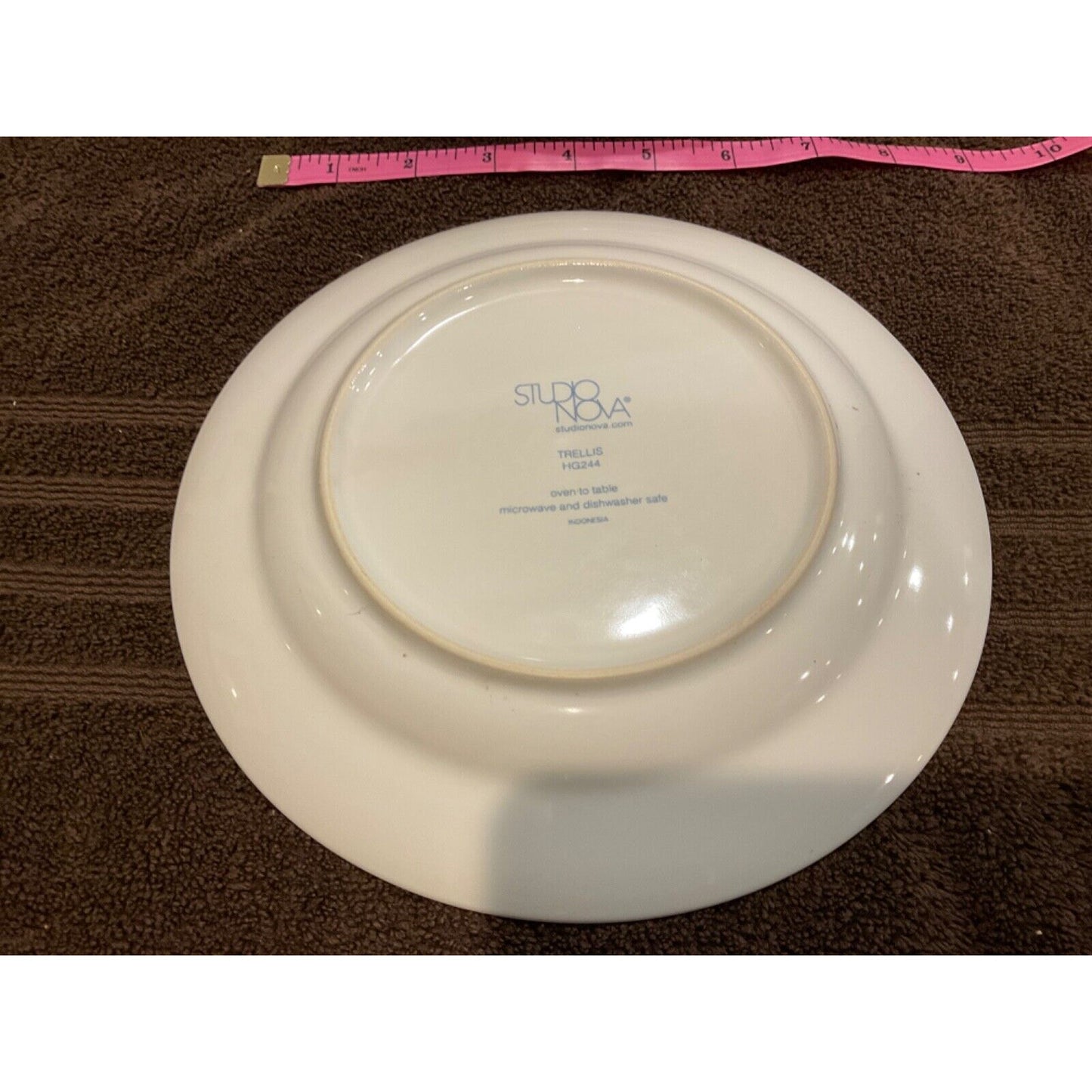 SET OF 4 STUDIO NOVA TELLIS SALAD/DESSERT PLATES, oven to table