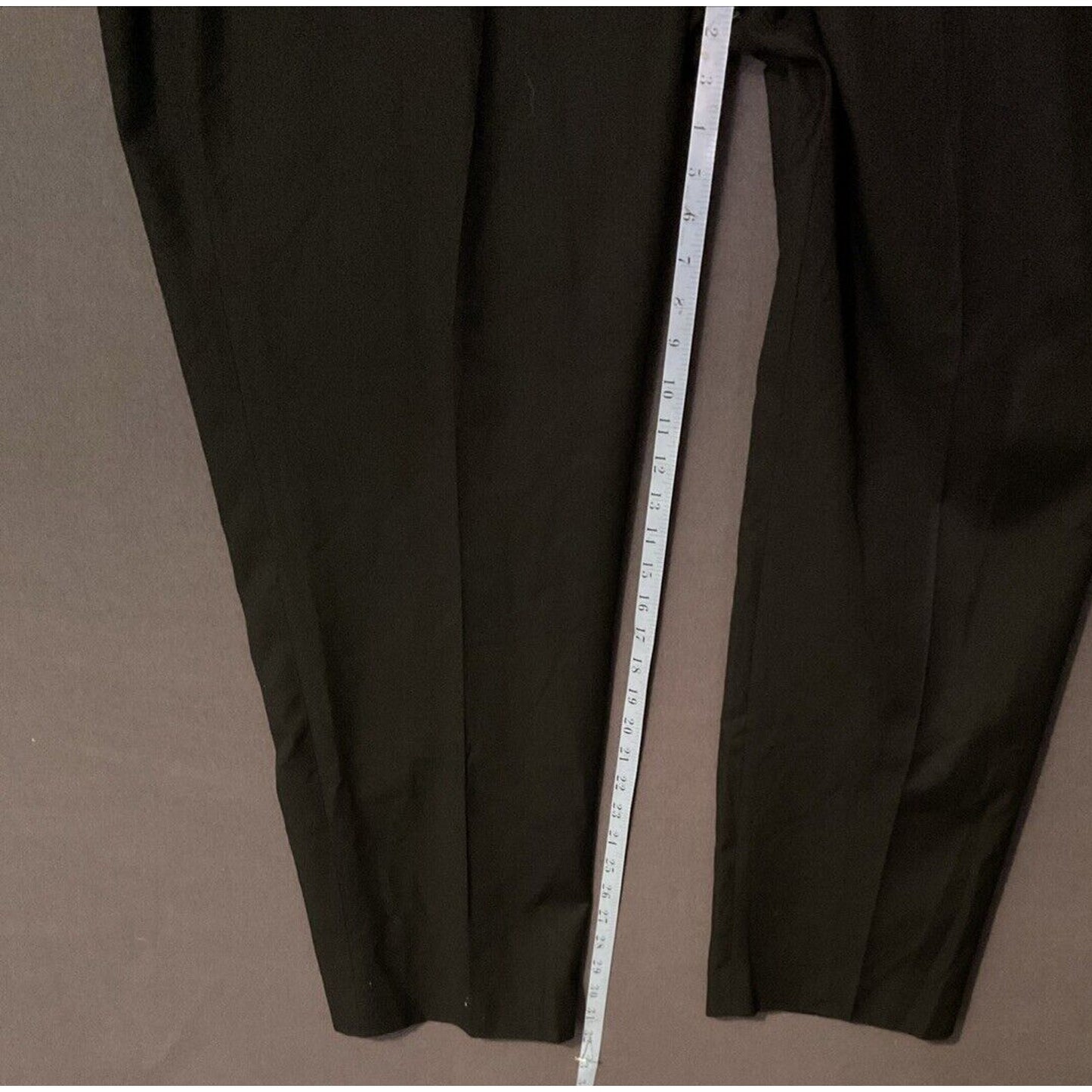 Van Heusen Black Dress Pants 50W x 32L Flat Front New with Tags $120.00