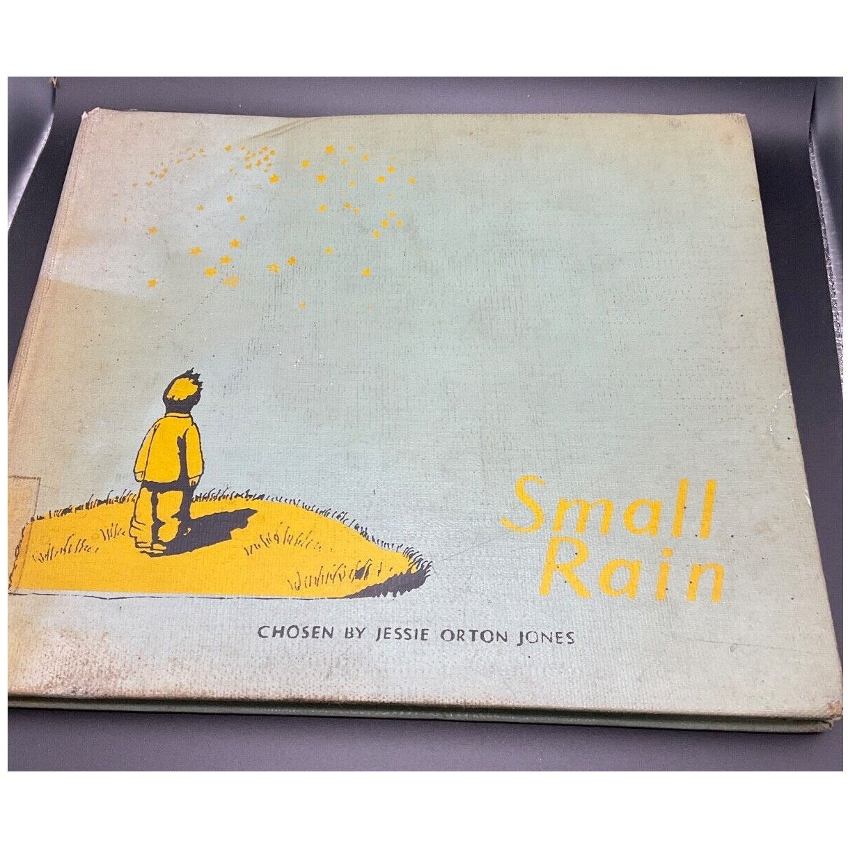 1945 Small Rain Verses Bible Jessie Orton Jones Illus Hardcover 5th Edition