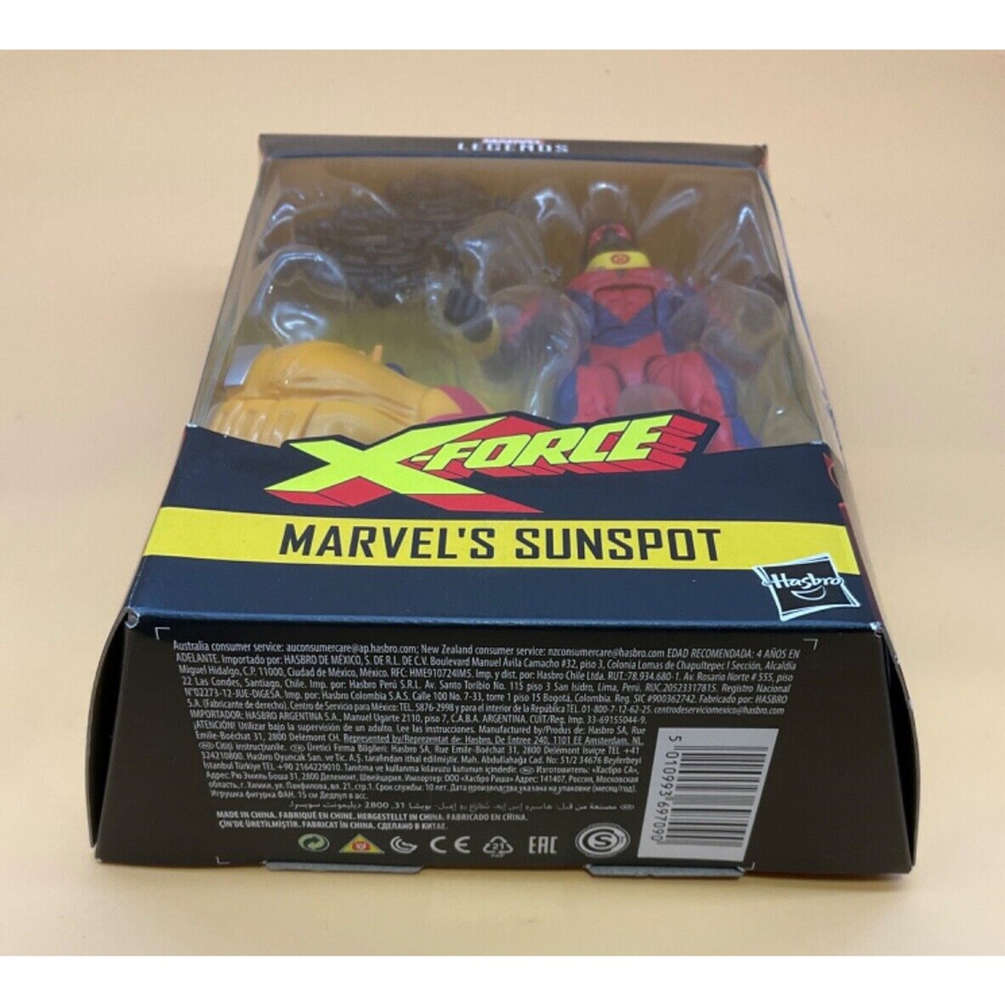 Marvel Legends X-Force Sunspot 6" Action Figure New Sealed - Strong Guy BAF