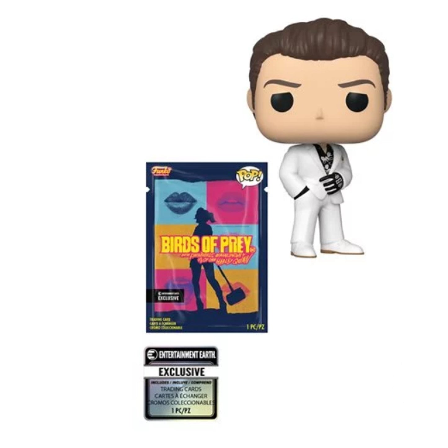 Funko POP Birds of Prey Roman Sionis #306 EE EXCL come with Collectible Card