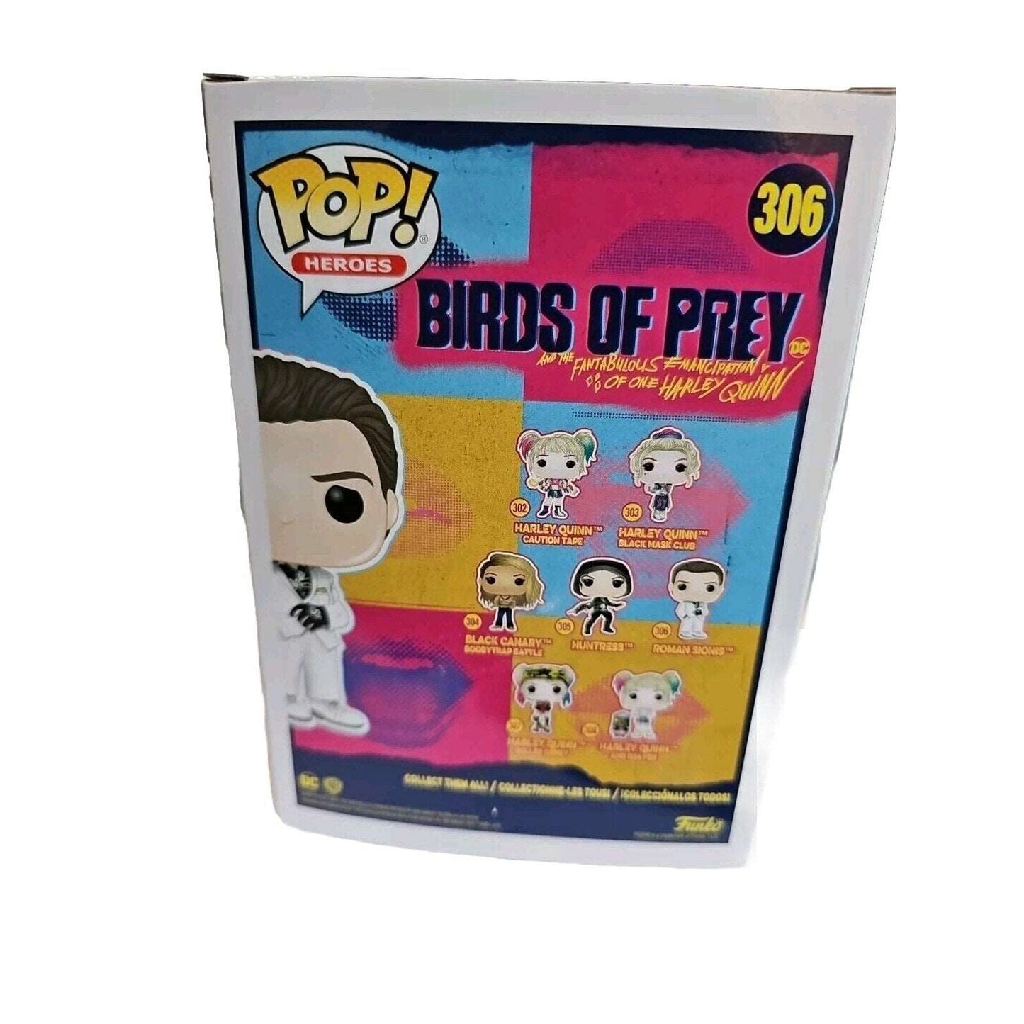 Funko POP Birds of Prey Roman Sionis #306 EE EXCL come with Collectible Card