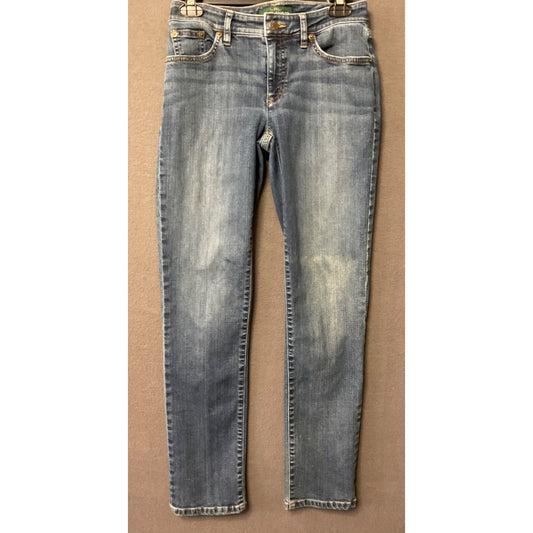 Ralph Lauren LRL Denim Jeans Women’s Size 2 Mid Rise Straight Leg Classic