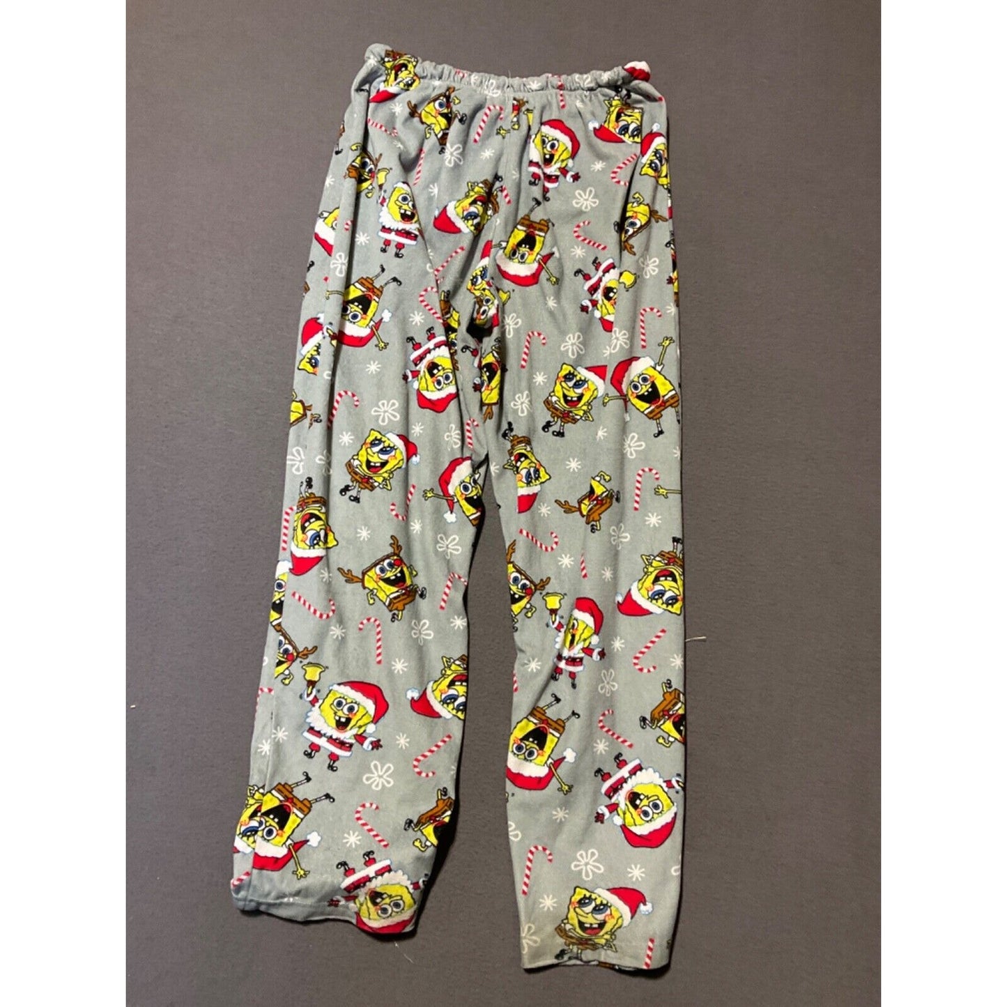 Nickelodeon SpongeBob SquarePants Santa Christmas PJs Sleep Lounge Pants Size M