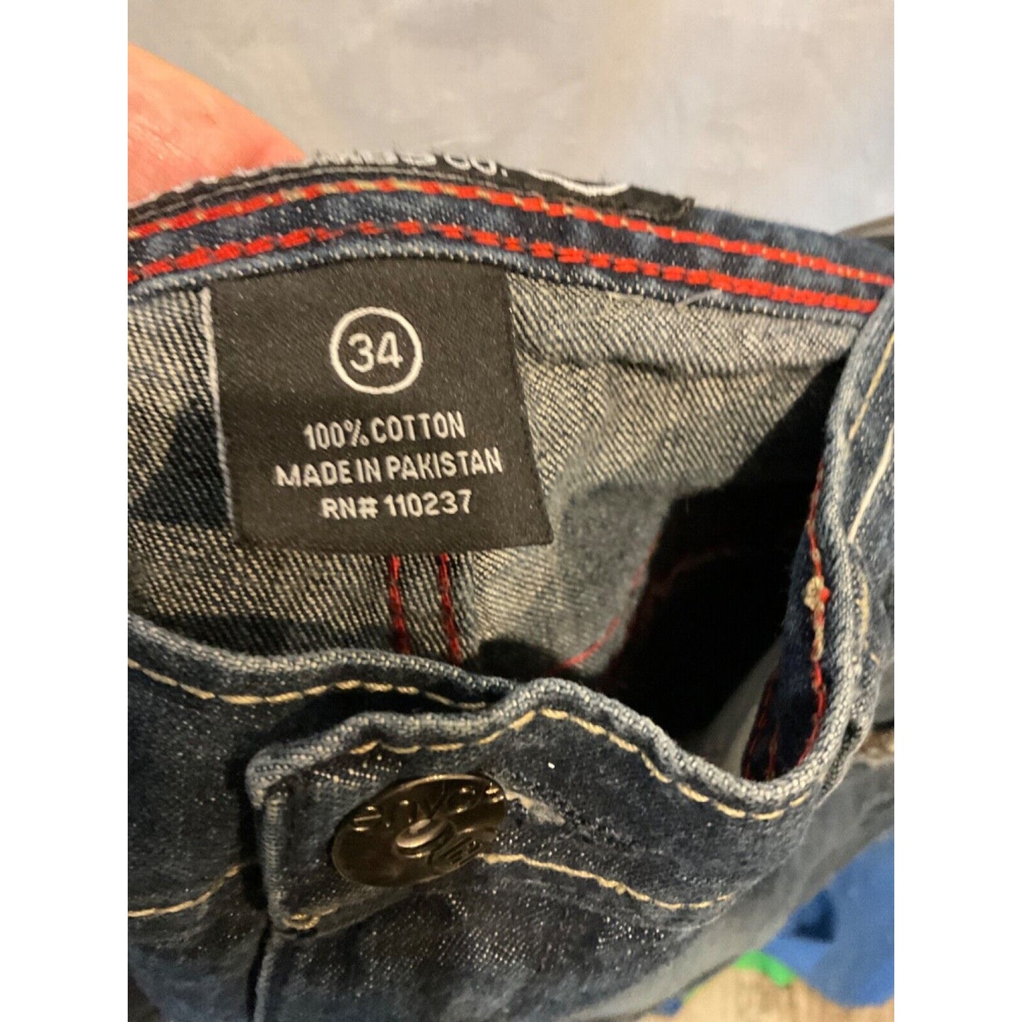 ENYCE Sean Comb Co. Men's Blue Jean Shorts Size 34, 90s Hip Hop