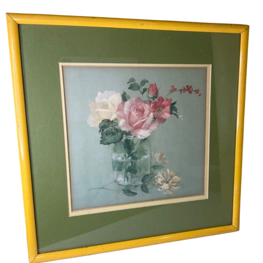 VINTAGE FLORAL FRAMED WALL DECOR, SPRING - THE FRAME SHOP