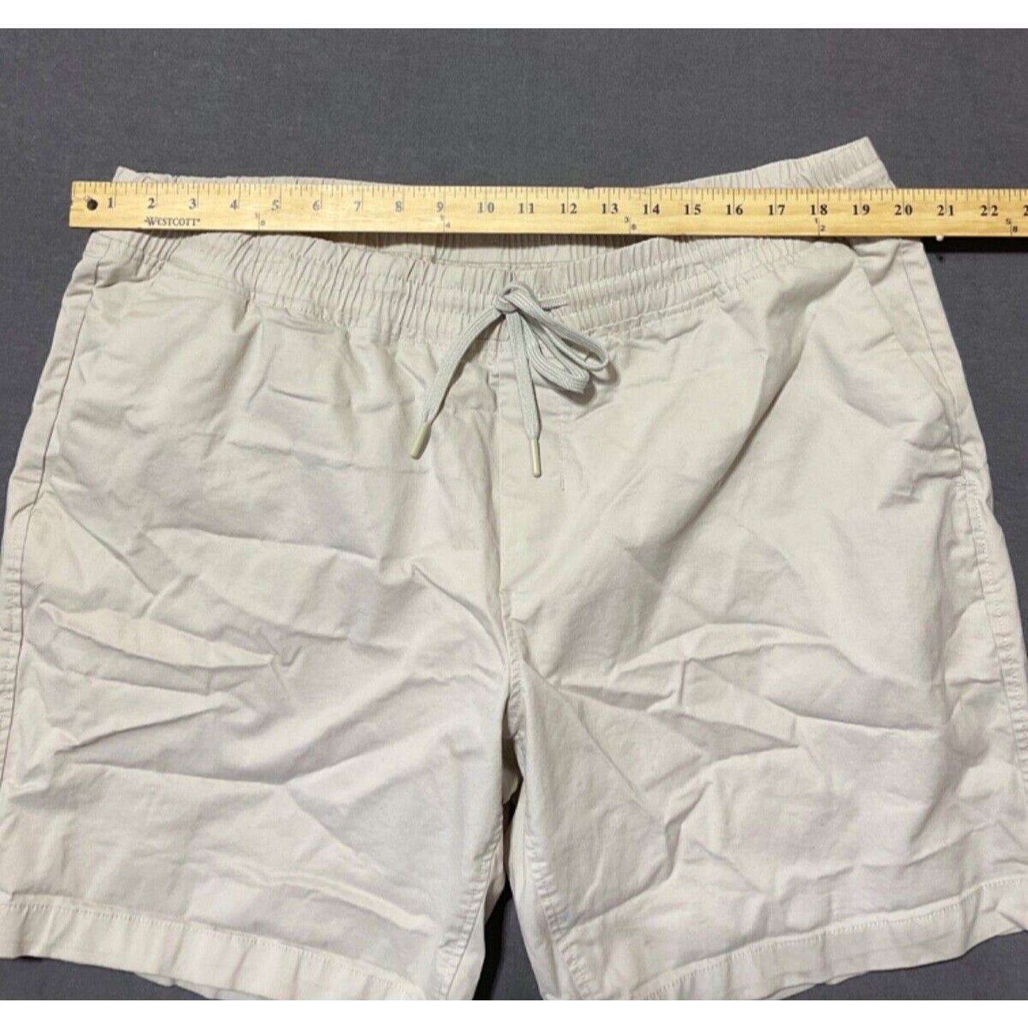 Legacy Copper & Oak Chino Shorts XXL Tan Drawstring Dad Shorts