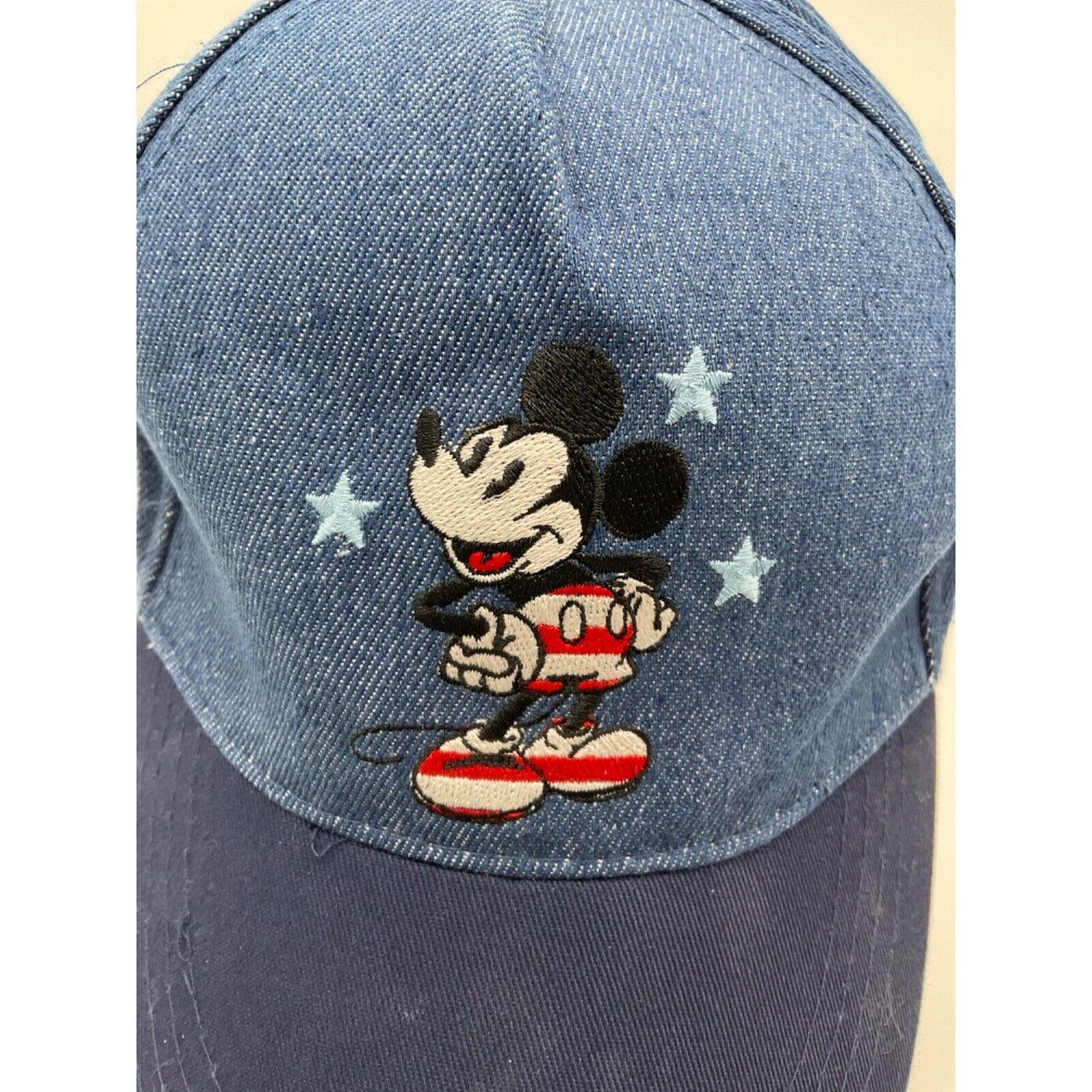 Disney Mickey Mouse Patriotic Hat, Red White Blue, 4th of July Trucker, Adjustab
