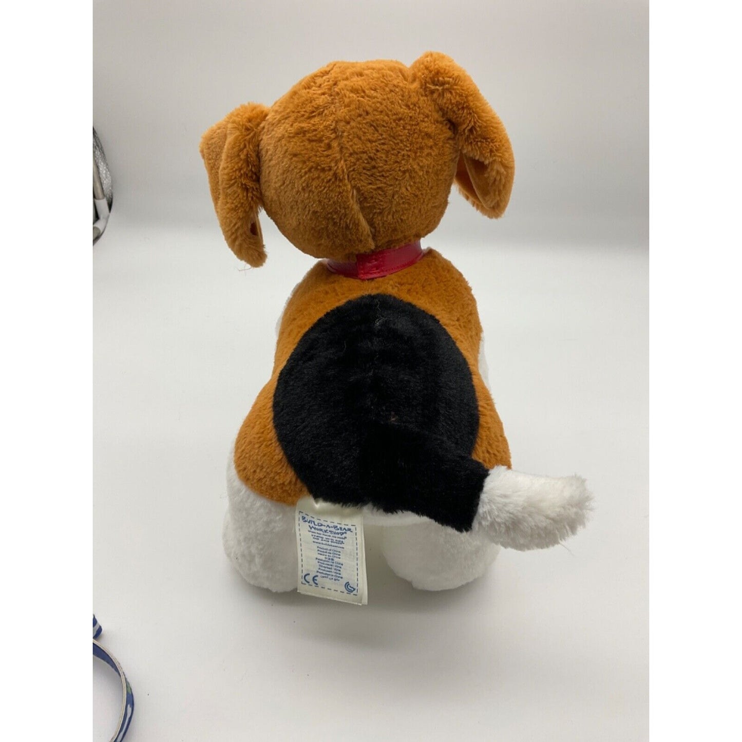 Build-A-Bear Promise Pets Beagle Dog Toy Plush with Red and Blue Collars, 12"