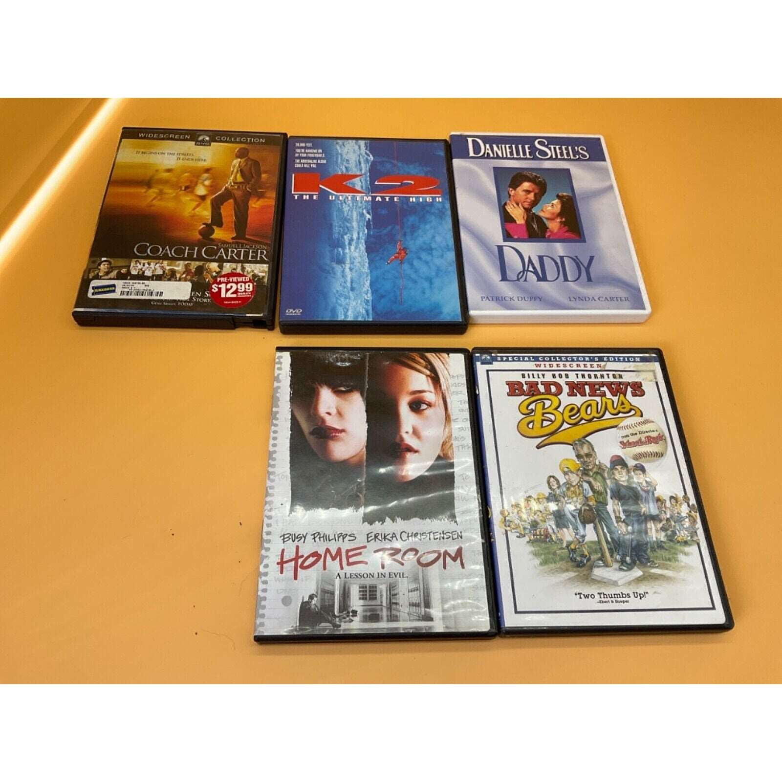 DVD Movie Lot 17 Titles Freedom Writers, Home Run, Coach Carter and more $2 each