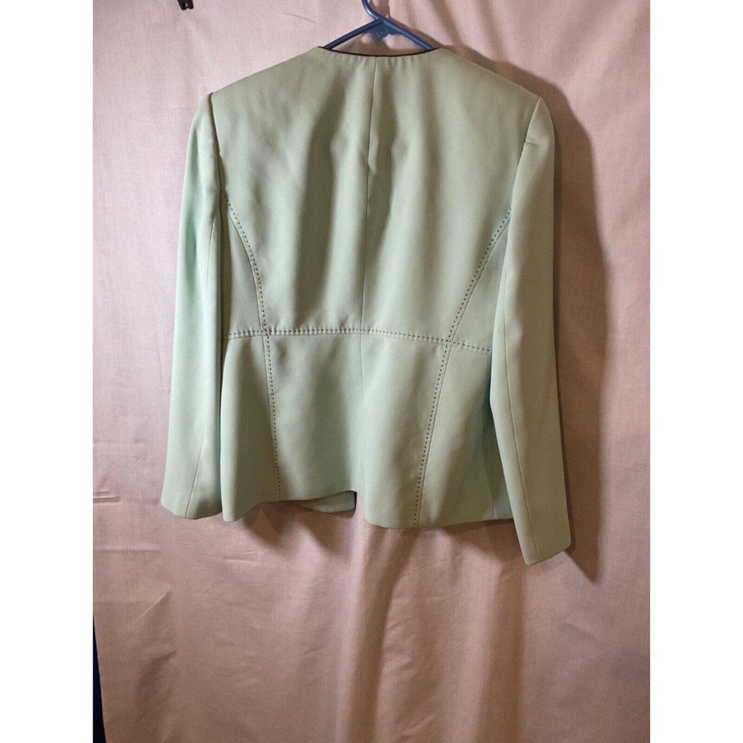 Kasper Petite Suit Set Womens Size 10P 2 Piece Blazer Jacket Pencil Skirt