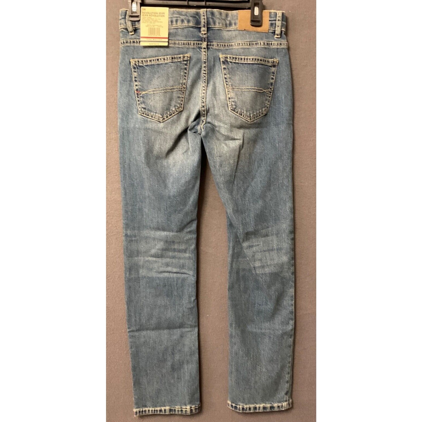 NWT Tommy Hilfiger Boys Size 14 Slim Fit Revolution Jeans Canyon Wash 30x27
