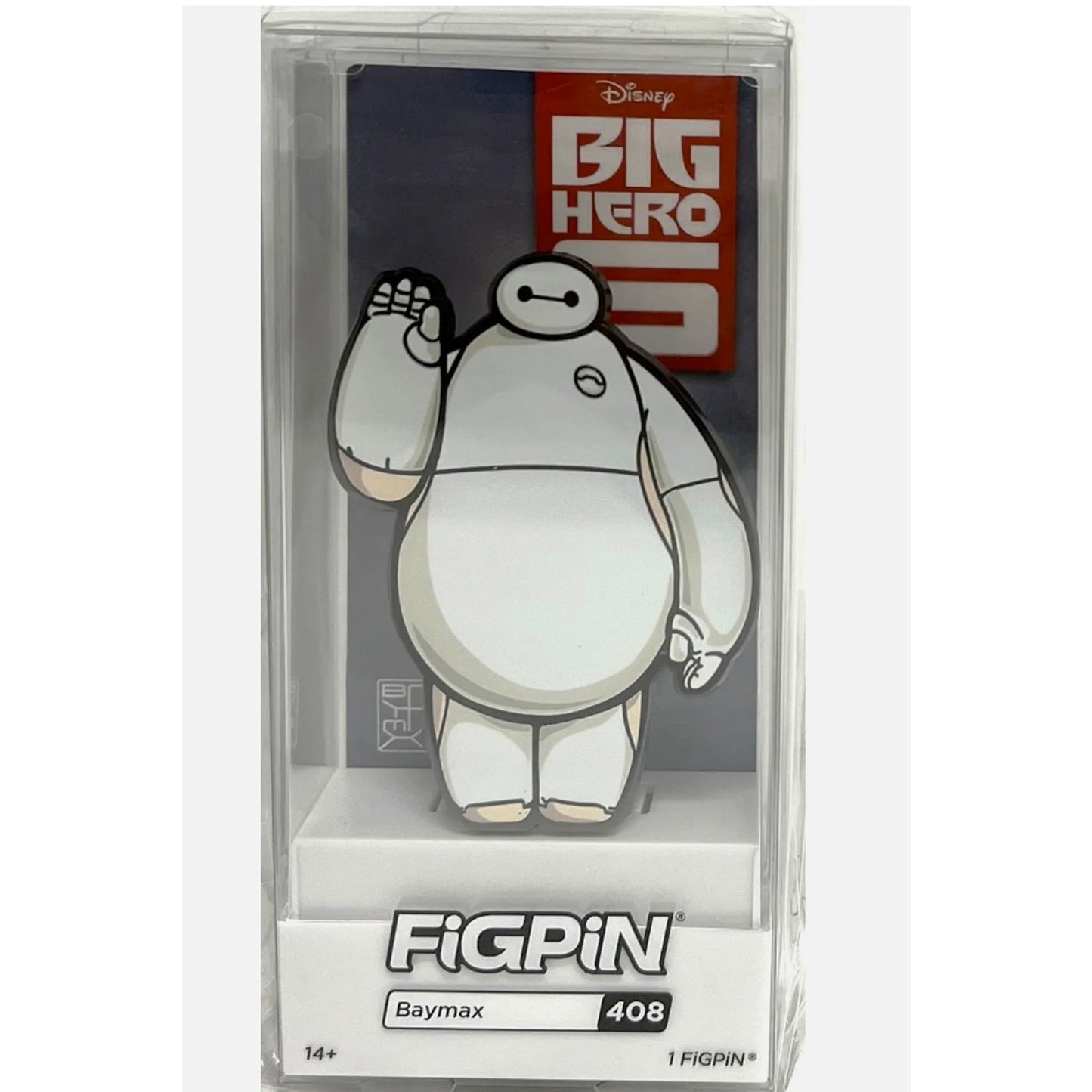 FiGPiN 3" Enamel Collectible Pin 2020 DISNEY Big Hero 6 BAYMAX 408 Common