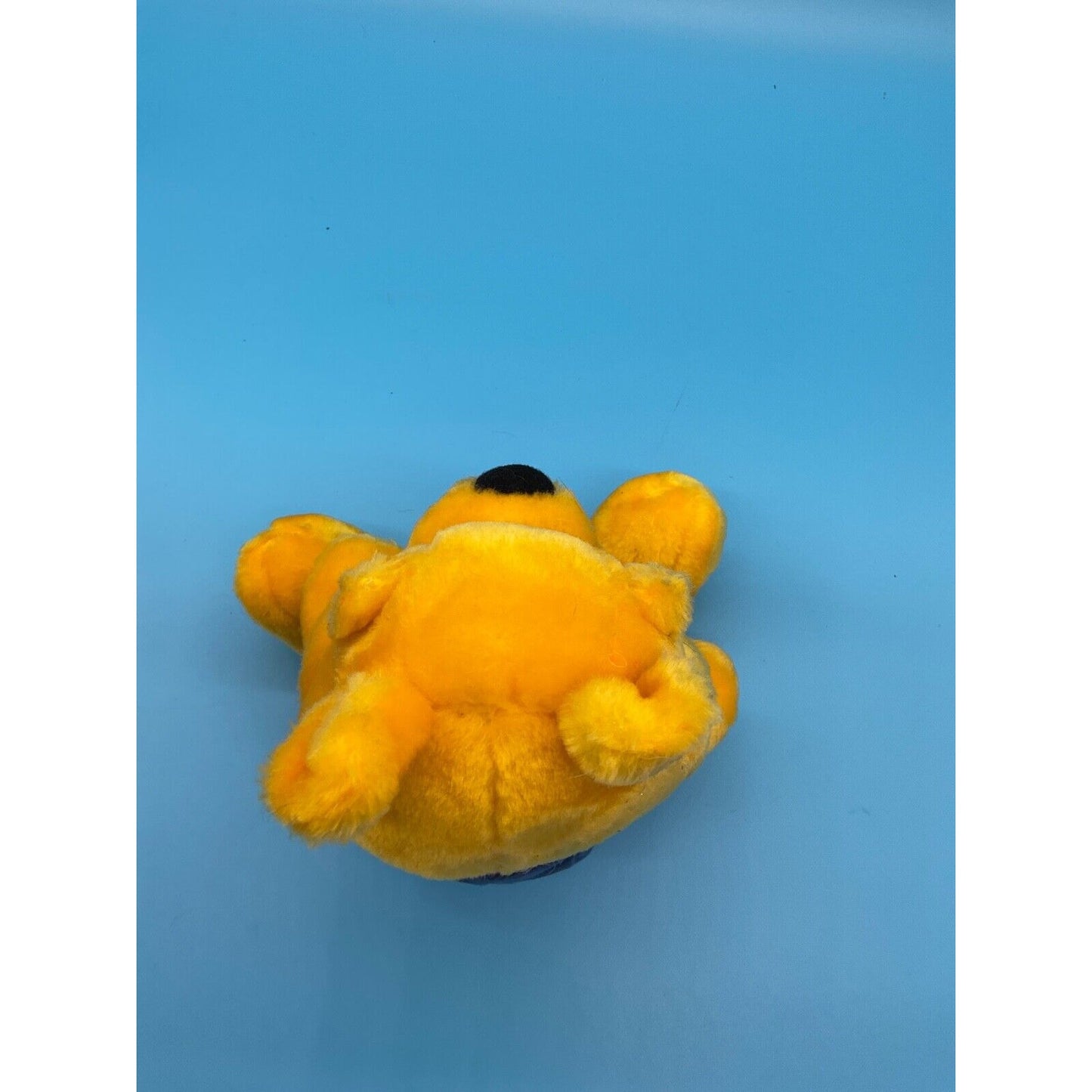 Vintage Great American Toy Co. Plush Yellow Bear Red Shirt Blue Overalls 8"