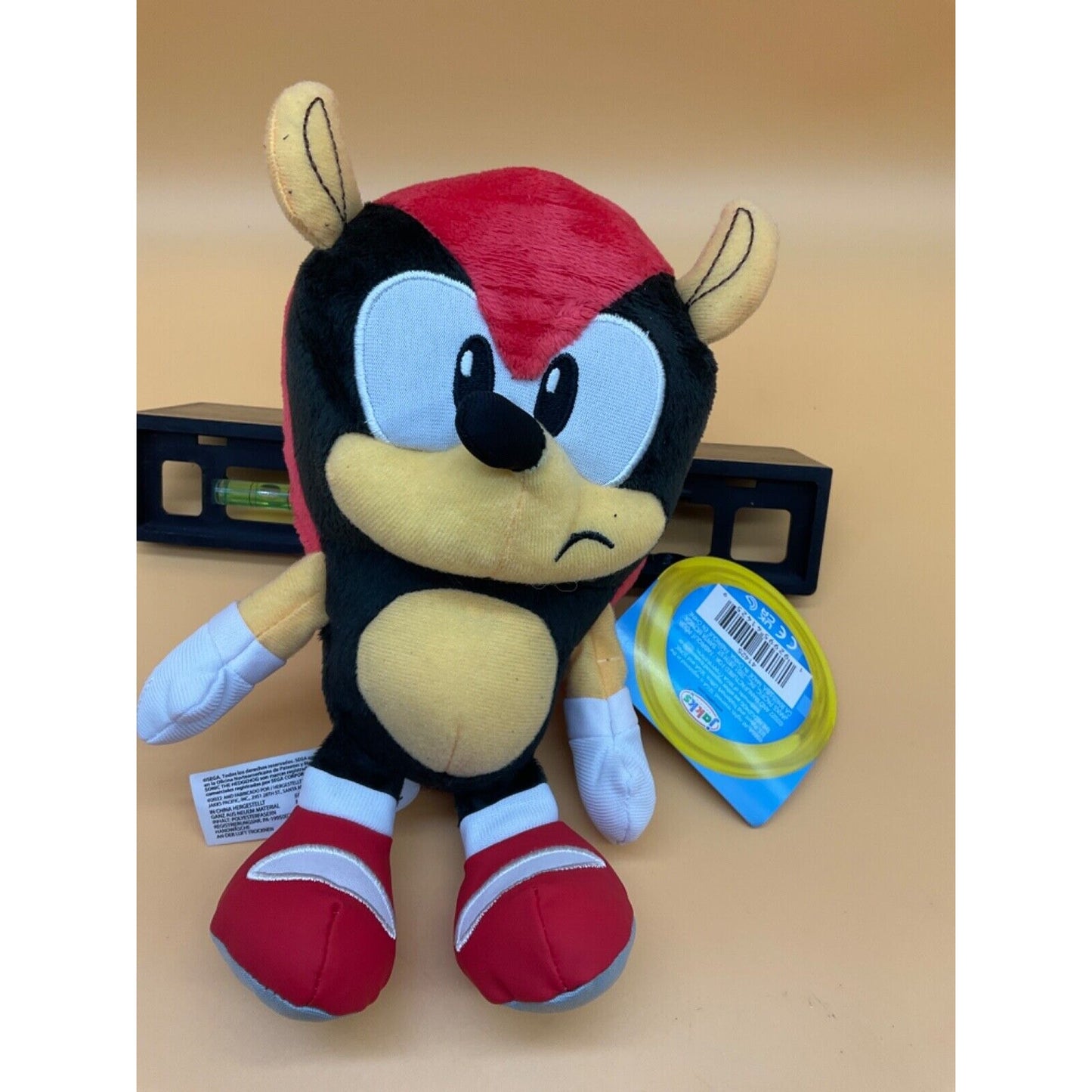 Jakks Pacific NWT Sonic The Hedgehog MIGHTY 9" UltraSoft Sega Video Game Plush