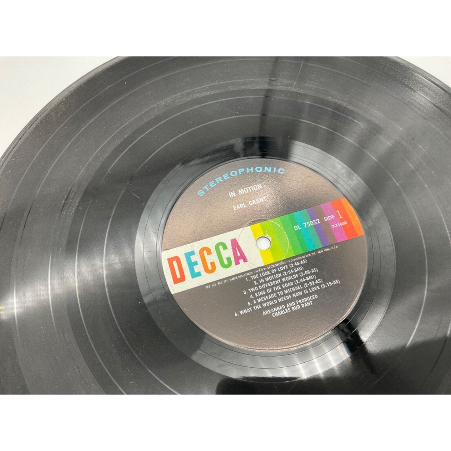 1962 Earl Grant LP "Beyond The Reef", Decca, Easy Listening/Jazz, Good/VG