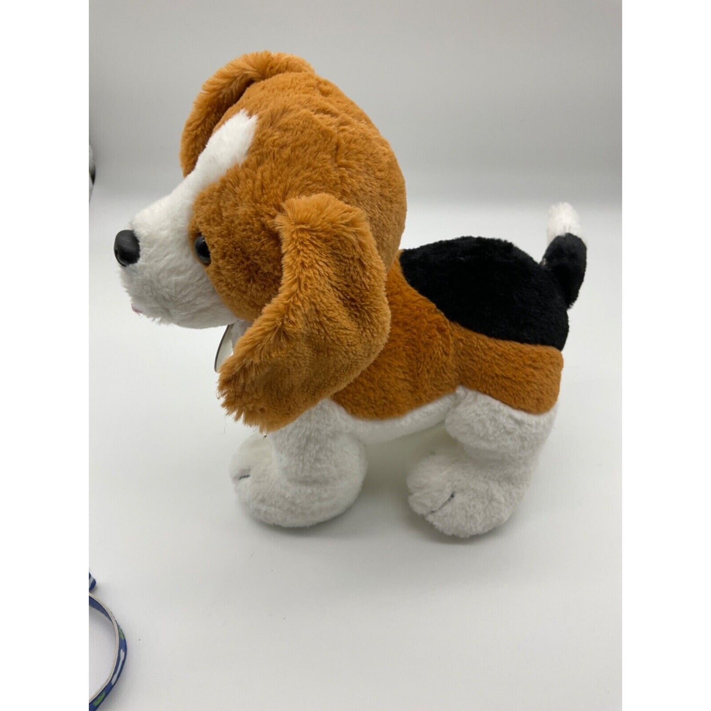 Build-A-Bear Promise Pets Beagle Dog Toy Plush with Red and Blue Collars, 12"