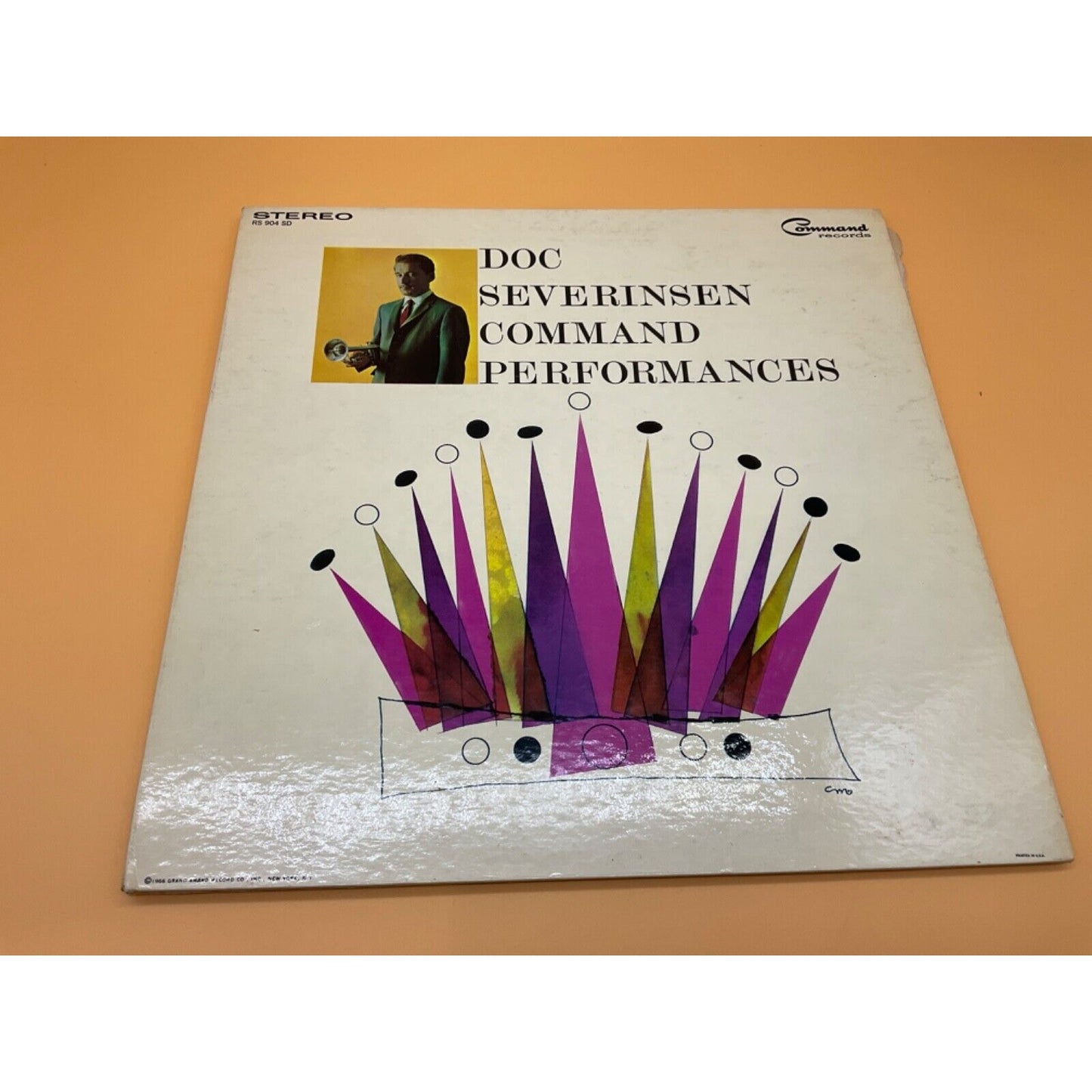 Vintage Jazz LP Doc Severinsen Command Performances 1966 RS 33-904 Heavy Gatefol