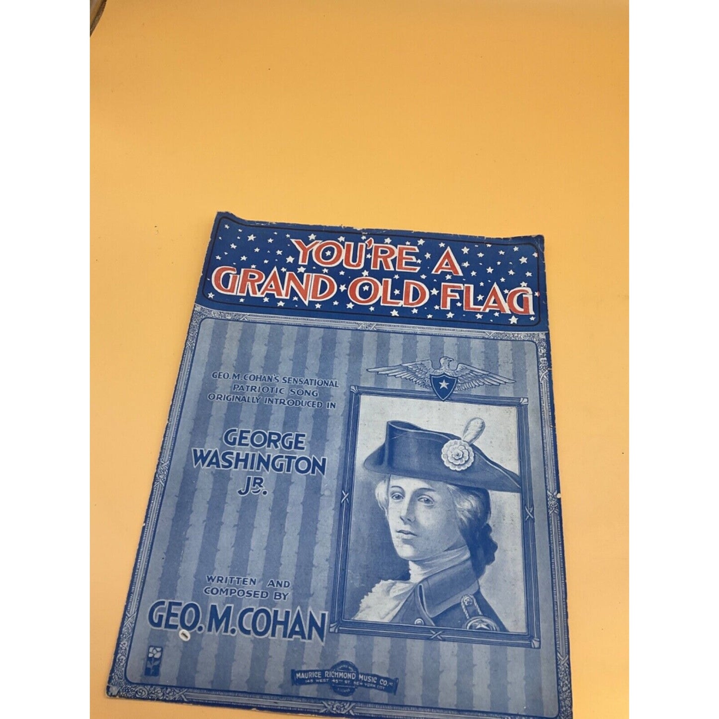 Vintage American Patriotic Songs & Wartime Ballads Sheet Music – 1910s