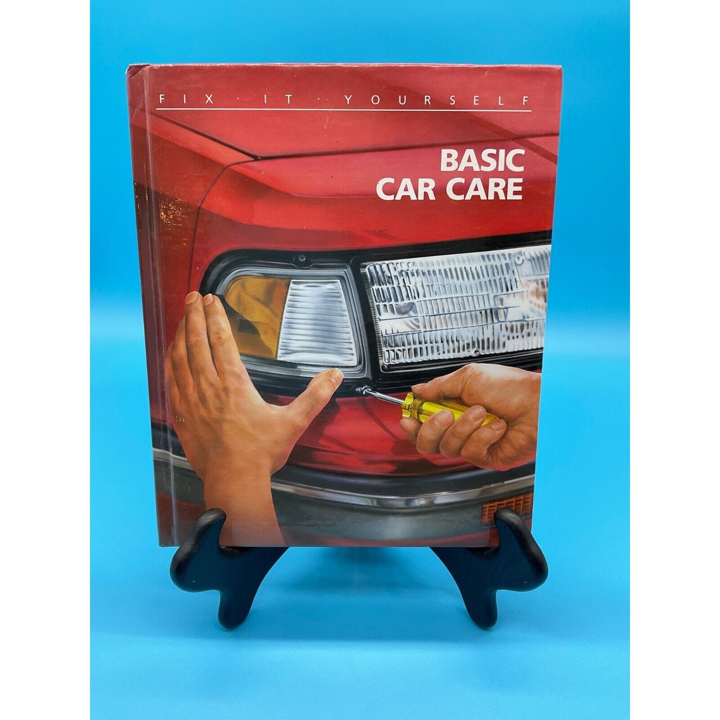 Basic Car Care. Fix It Yourself Hardcover Book Car Mechanic Vehicle Vintage