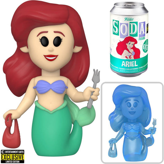 Funko's Vinyl Soda Disney's Little Mermaid Ariel Vinyl Soda Figure SEALED CHASE?