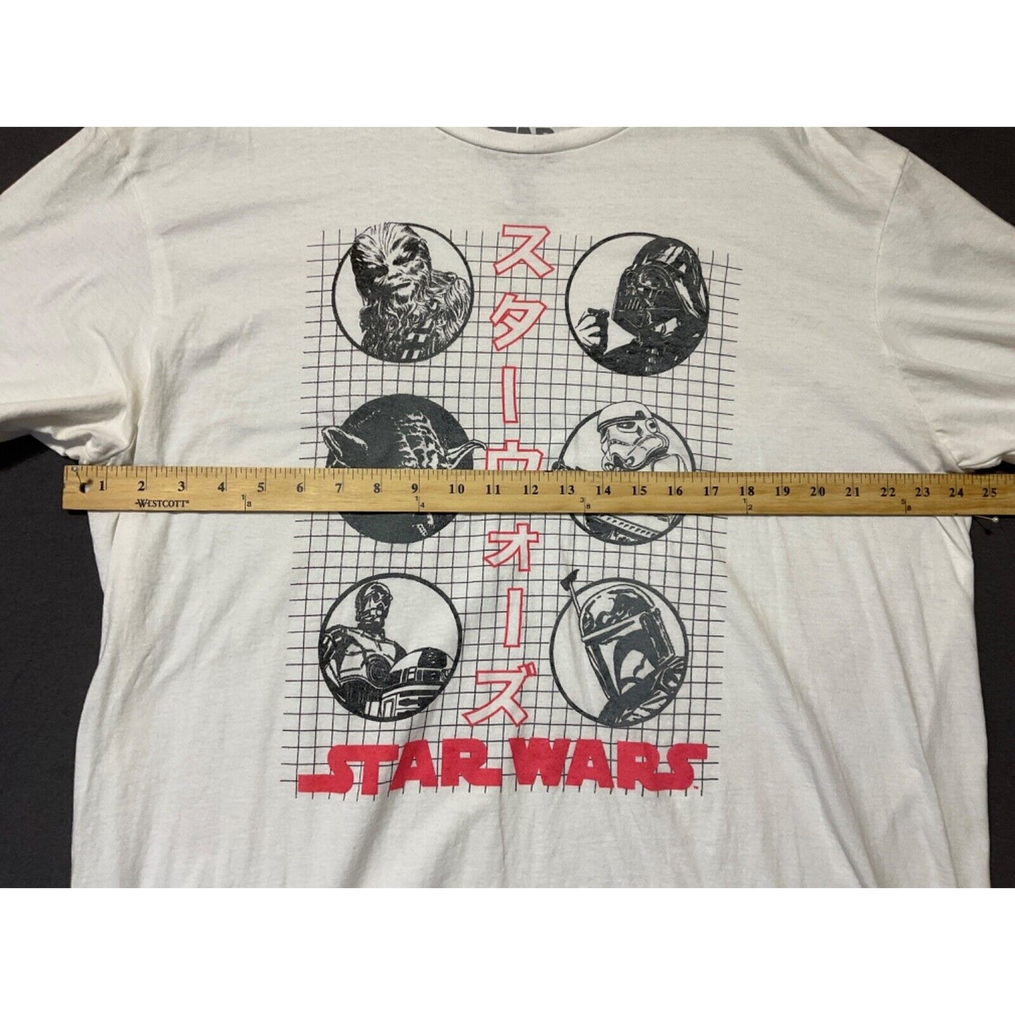 Star Wars Graphic Tee White T-Shirt Size 2XL 100% Cotton