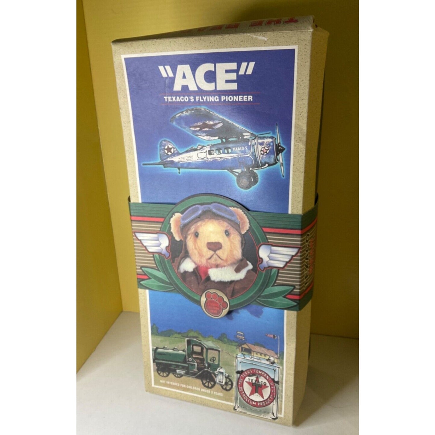 TEXACO BEAR “ACE”, COLLECTABLE BEAR, TEXACO’S FLYING PIONEER - PLUSH Toy BEAR