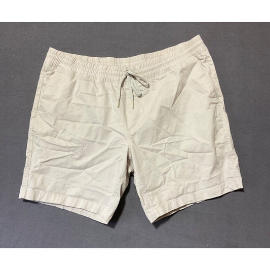 Legacy Copper & Oak Chino Shorts XXL Tan Drawstring Dad Shorts