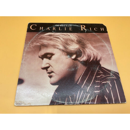 CHARLIE RICH, I Still Believe In Love Vinyl LP Record 1978 USA Vintage Country