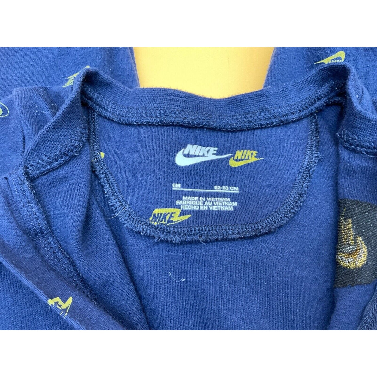 Baby Nike Infant Boys 6M One-Piece Full Zipper Footed Outfit