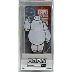 FiGPiN 3" Enamel Collectible Pin 2020 DISNEY Big Hero 6 BAYMAX 409 Glitter CHASE