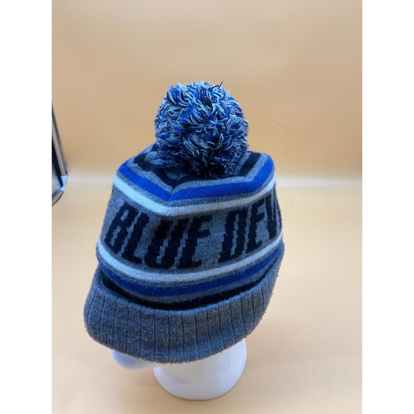 Duke Blue Devils Pom Pom Beanie Knit Hat One Size Top Of The World