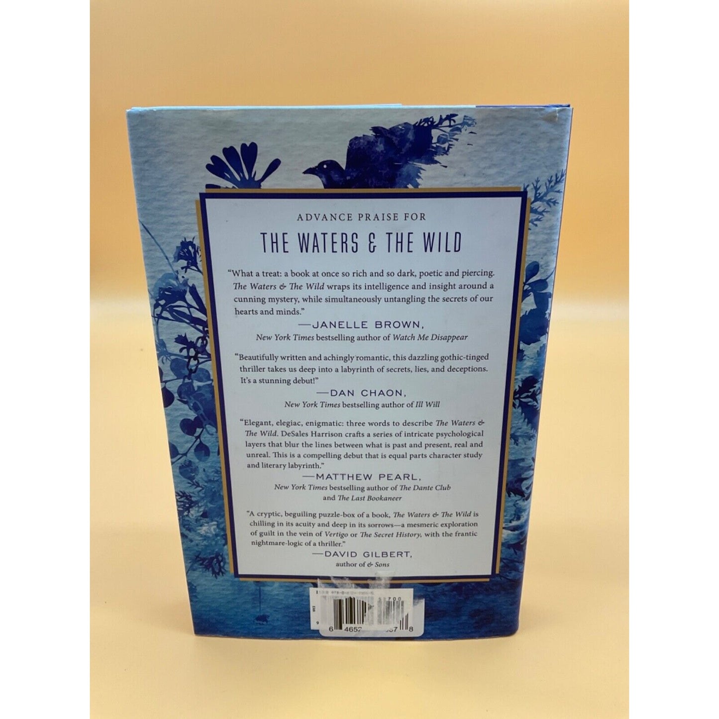 The Waters & The Wild by Desales Harrison Hardcover 2018 Psychological Thriller