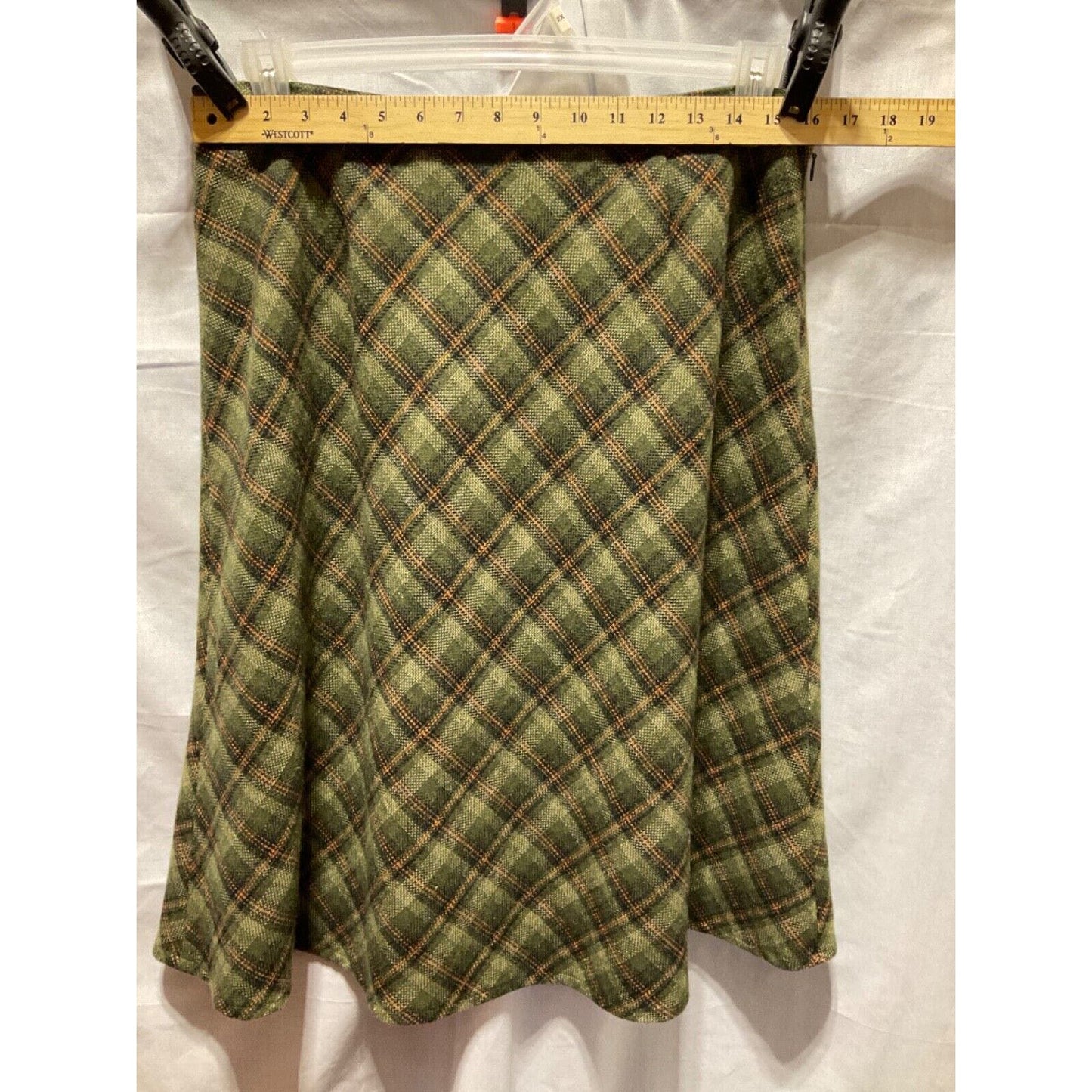 Vintage Cato Wool Blend Skirt 14 Polyester Liner Side Zip Made in Vietnam